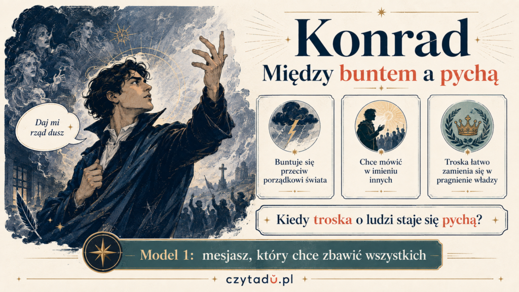 Gustaw Konrad z Dziadów Mickiewicza jako mesjasz